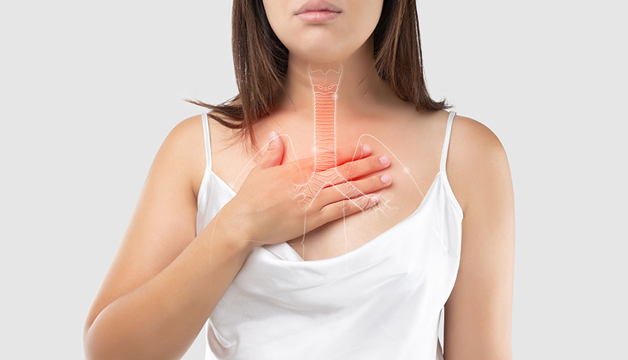 Trachea Rash Squamous Cell Carcinoma of the Trachea from Burn Pit Exposure